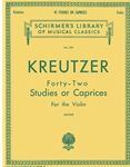 Kreutzer - 42 Studies for Violin (Schirmer) Violin