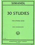 Simandl - 30 Etudes for The String Bass