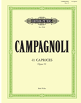 Campagnoli 41 Caprices, Op. 22 for Viola Viola