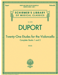 Duport Twenty-One Etudes Book 1 for Cello Cello
