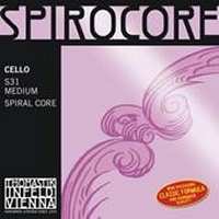 Spirocore Cello D String - Chrome